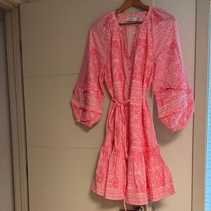 Vineyard Vines Pink Patterned Dress